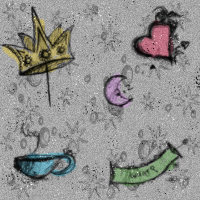 Crown Heart Cup Background