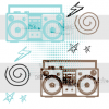 Ghetto Blaster Background