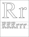 letter r