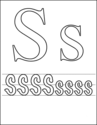 letter s