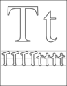 letter t