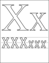 letter x